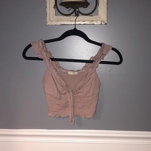 Pacsun sweet heart crop top